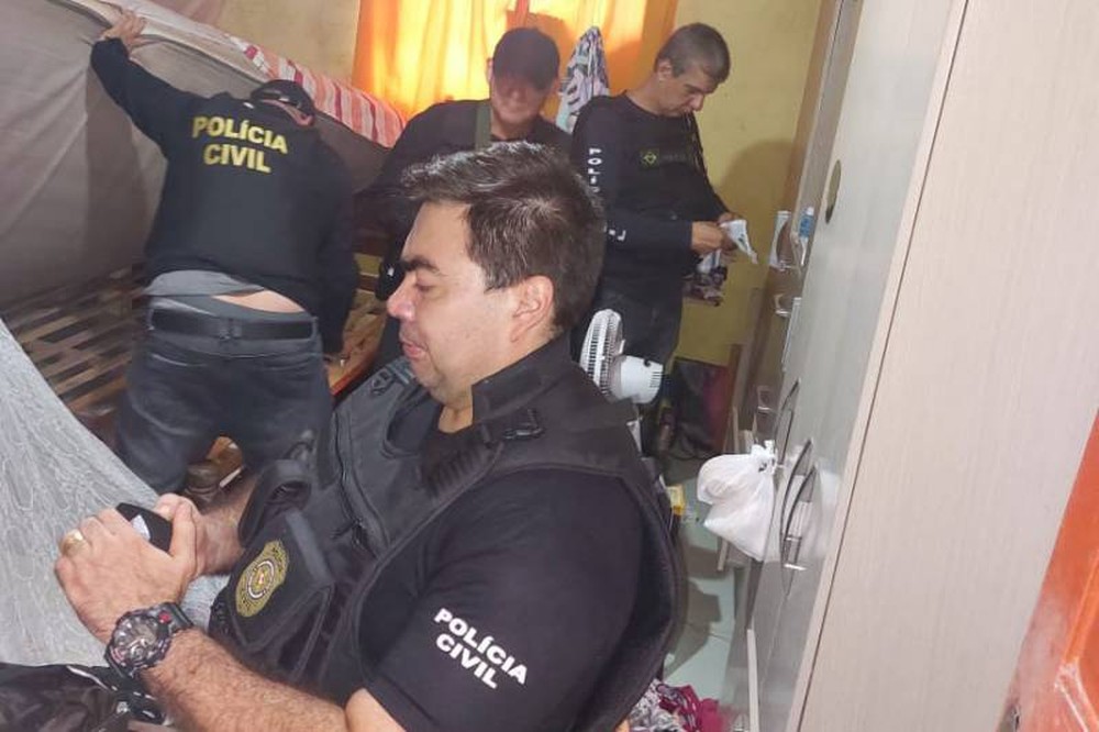 Operação da polícia apreende drogas e prende dois por envolvimento em crimes na Grande Belém — Foto: Ascom/PC